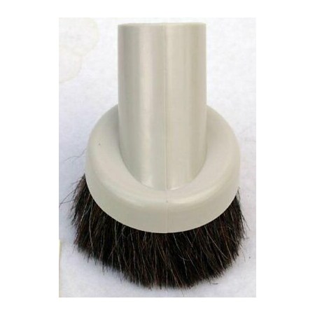 Fit All 125In Generic Soft Body Dust Brush Oyster Beige with Horse Hair Bristles DustBrushHHWhiteBox1.25"-3
